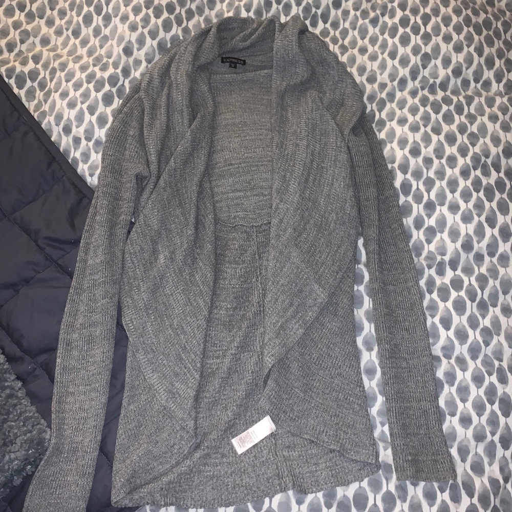 Gray Cardigan